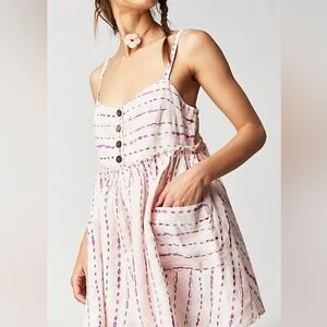 NWOT Free People Ocean Avenue Romper